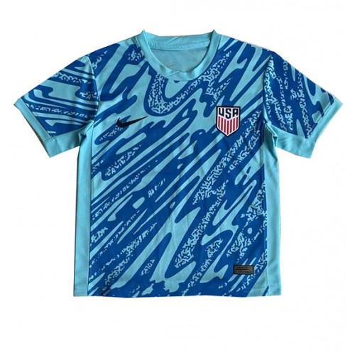 United States Goalkeeper Replica Home Stadium Shirt Copa America 2024 Short Sleeve
